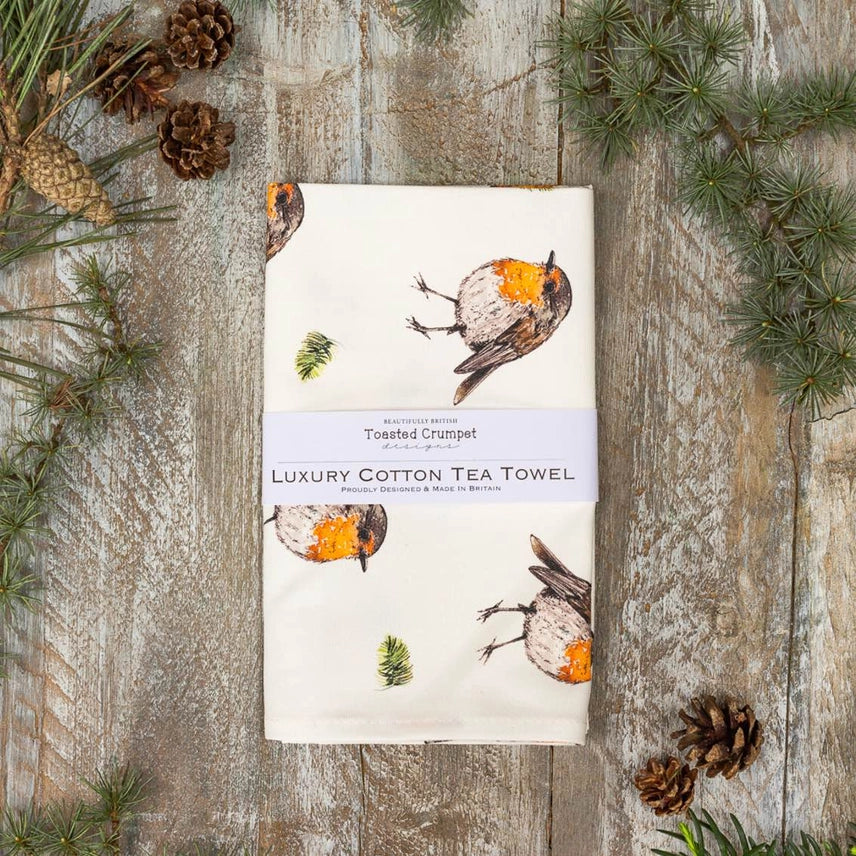 Robin Tea Towel