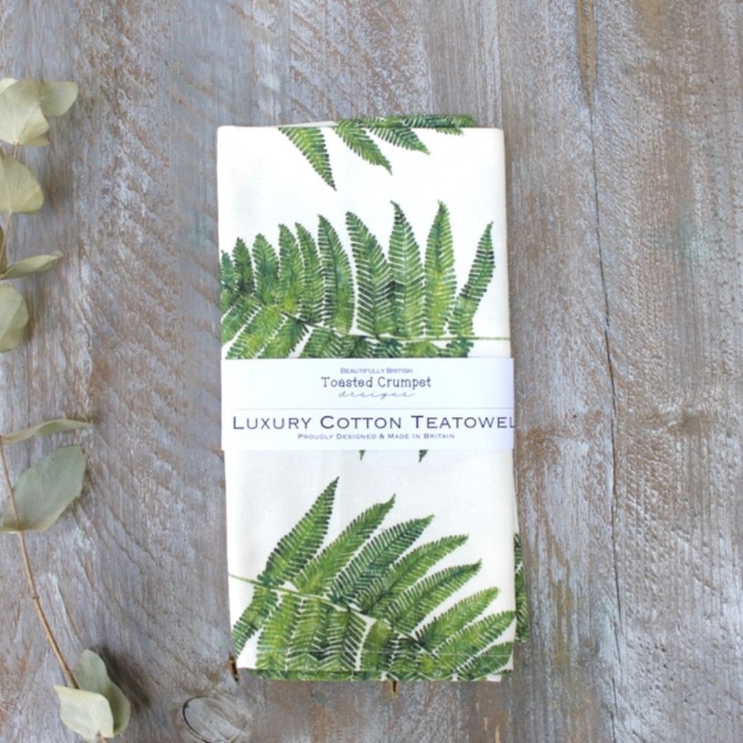 Woodland Fern Tea Towel