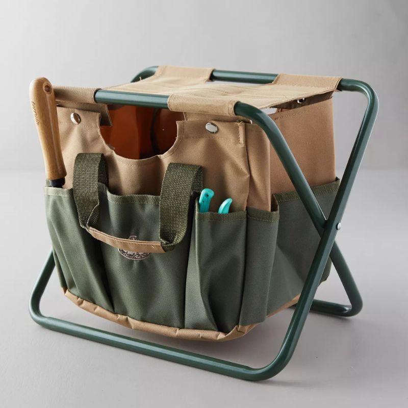 2-in-1 Tool/Plant Bag & Stool