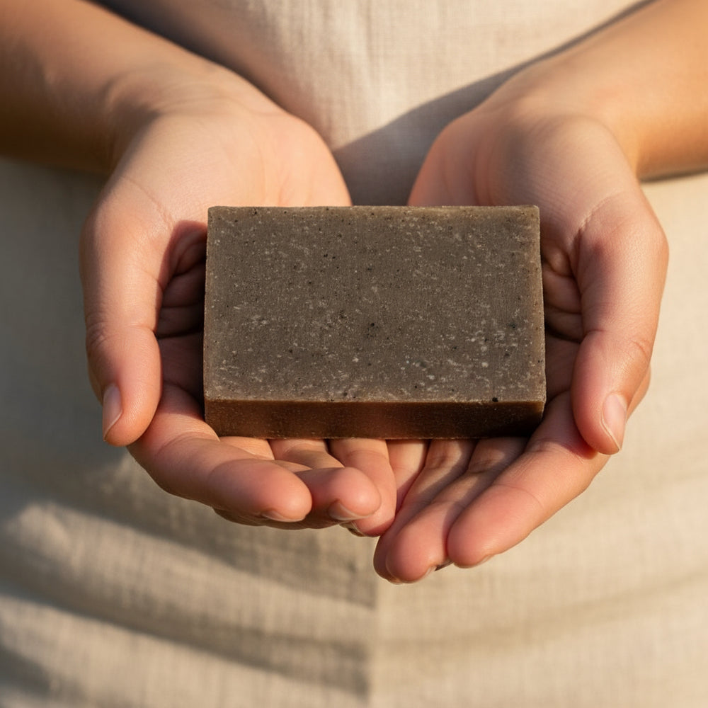 gardeneres soap in persons hands
