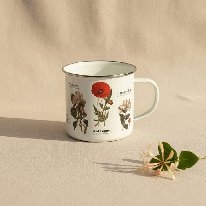 Wildflower Enamel Mug