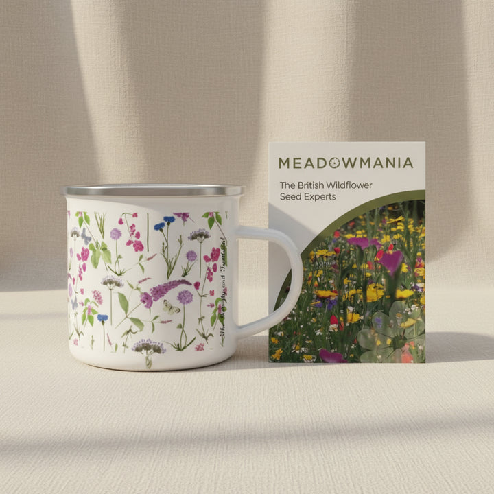 British Wildflower Garden Mug with Wildflower Seeds