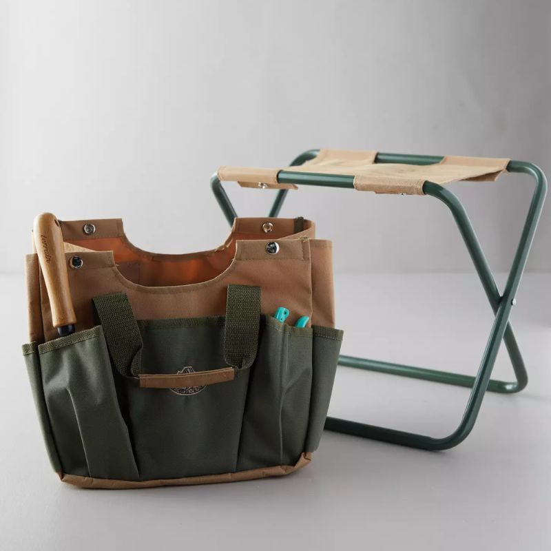 2-in-1 Tool/Plant Bag & Stool